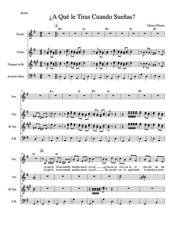 La imagen puede contener una previsualizacion de una partitura